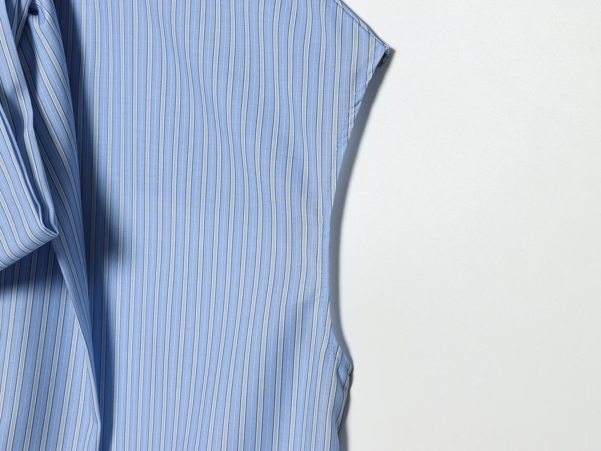 Women's bow decoration striped shirt