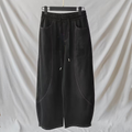 Women's new washed retro jeans loose wide-leg pants