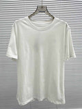 Women's new fashion round neck short sleeve cotton casual T-shirt