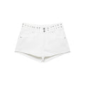 Women's low waisted star denim shorts