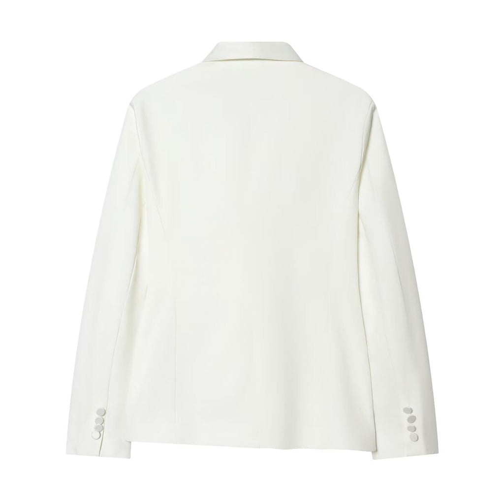 suit Women's 2 pieces casual dress collar Blazer Coat +Pants