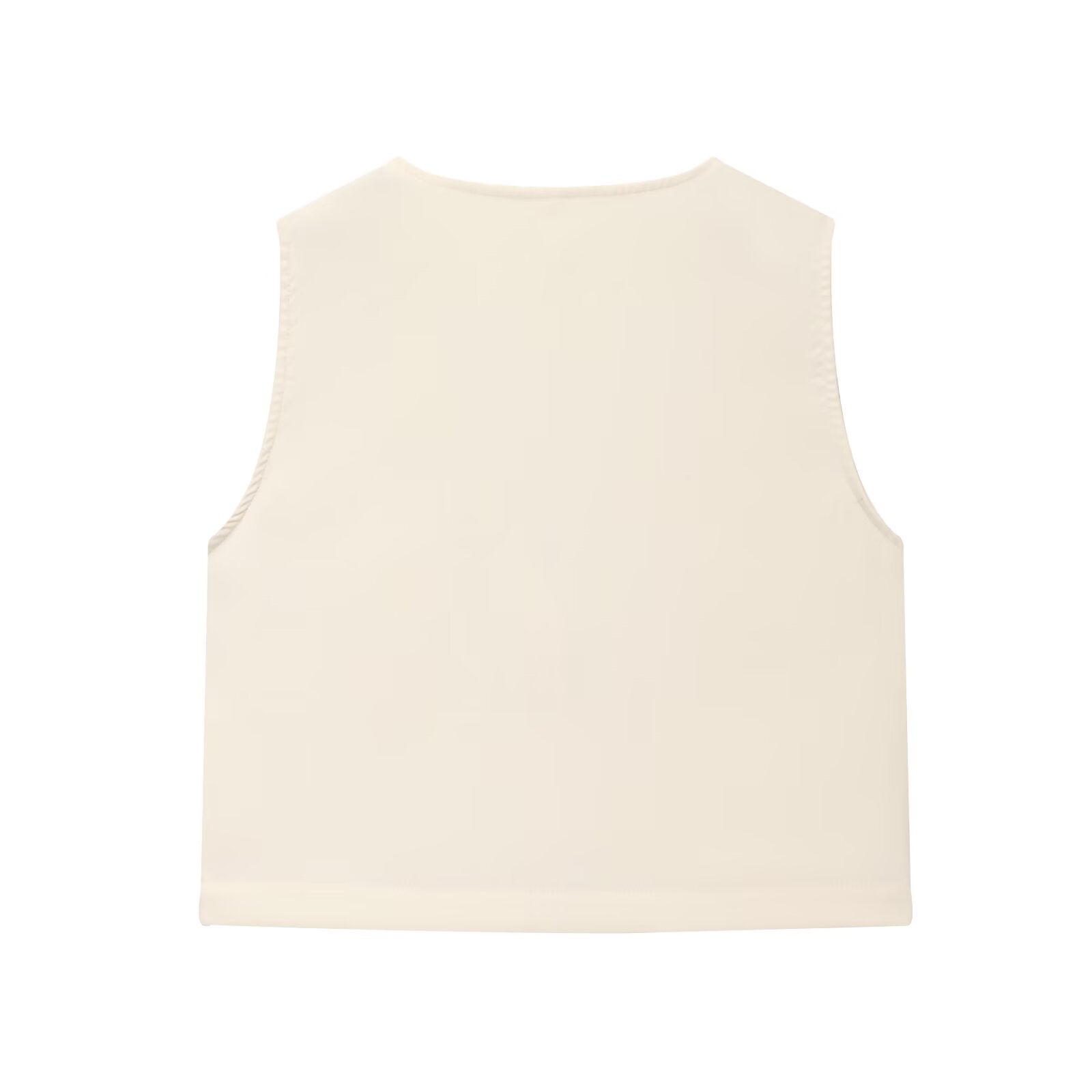 suit Women's 2 pieces sleeveless V-neck top+Skirts