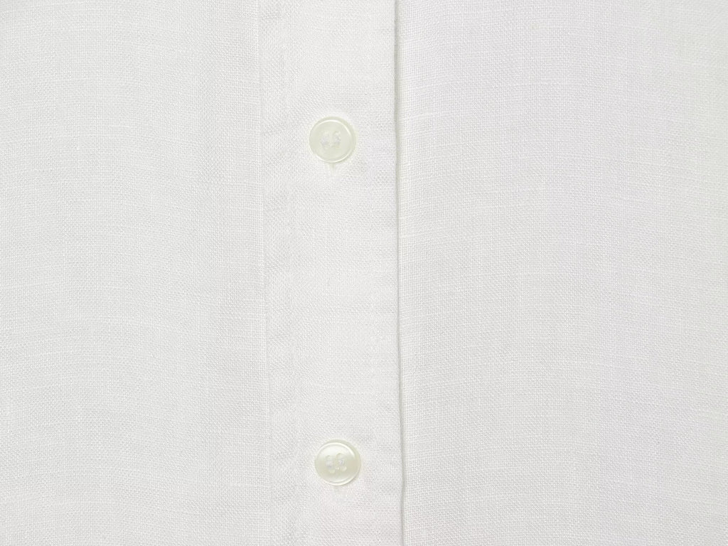 Women's linen blended linen long sleeved shirt