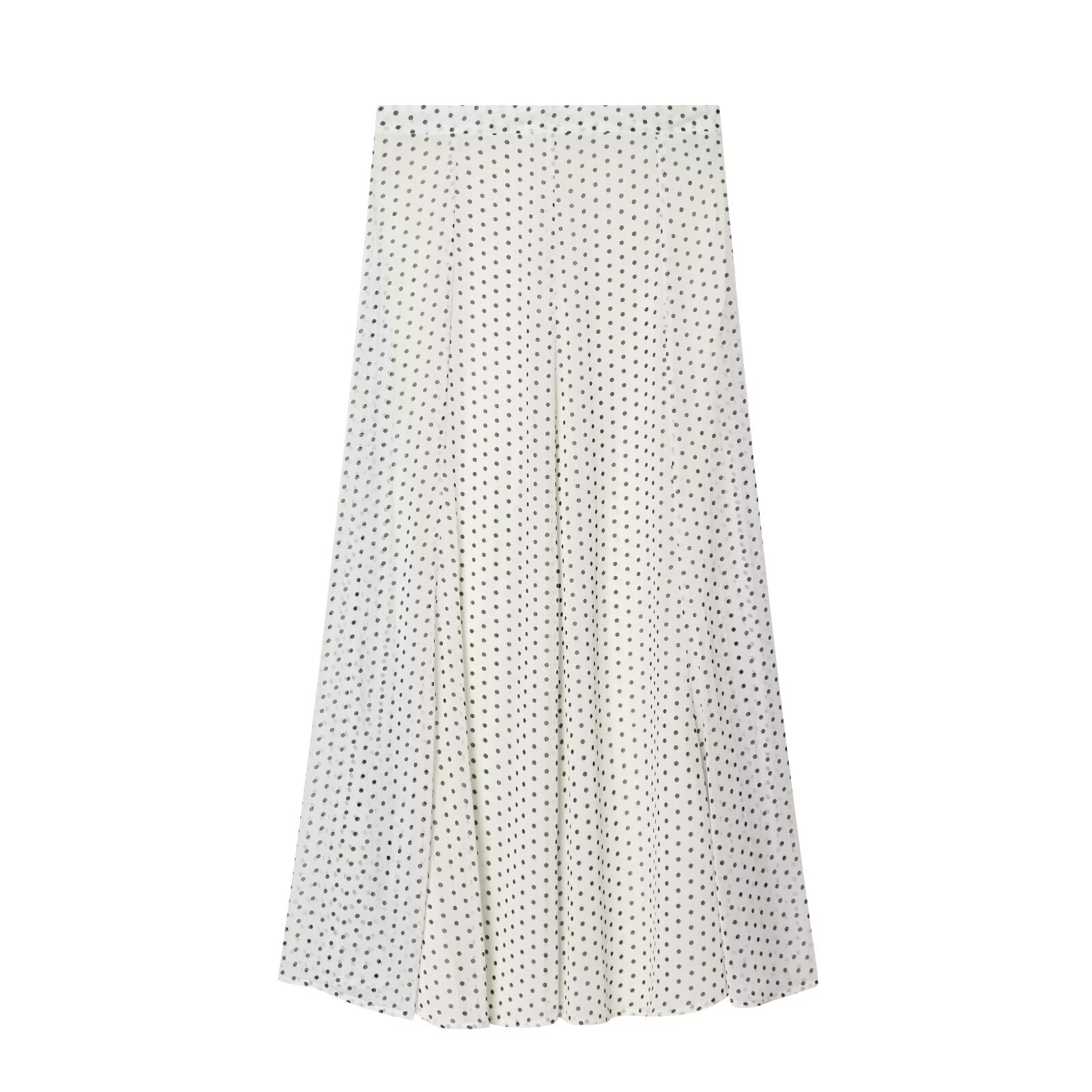 suit Women's 2 pieces bow decoration polka dot shirt+Skirts