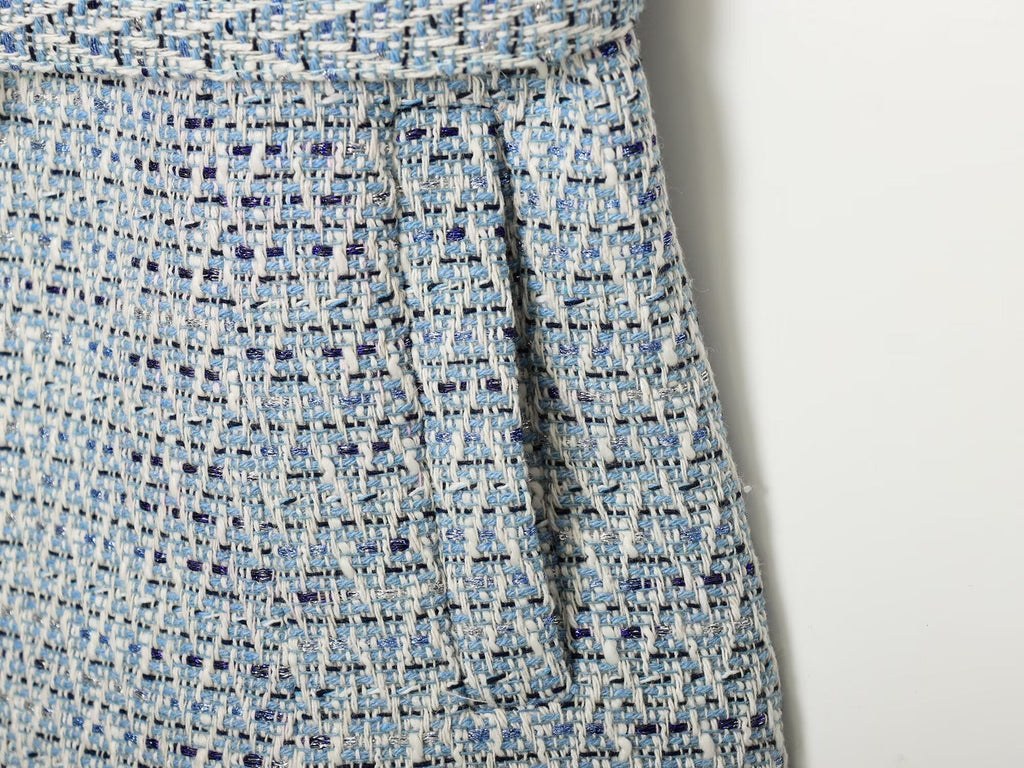 Women's with Belt bead decoration textured vest