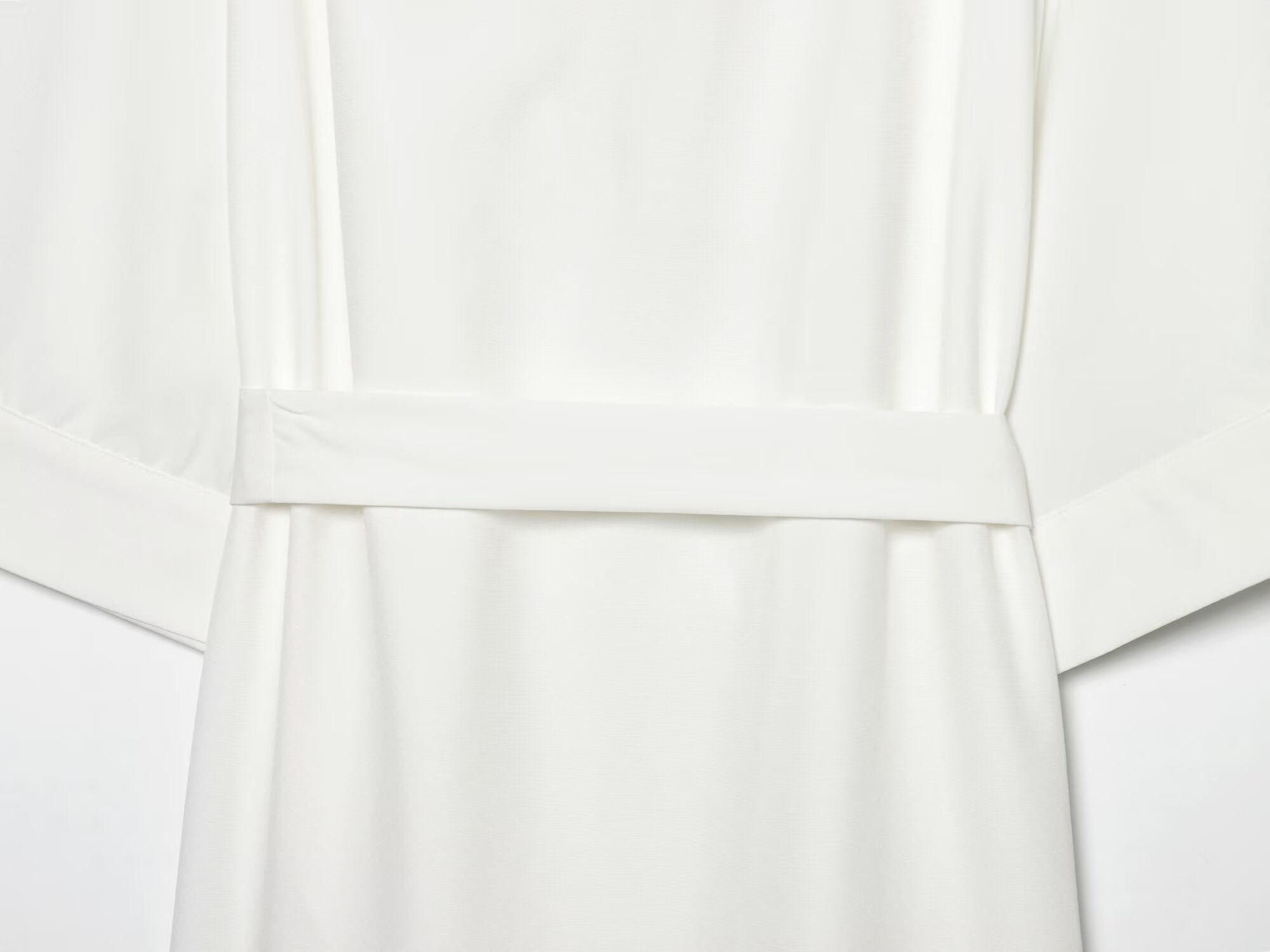 Women's With Belt loose long shirt style dress
