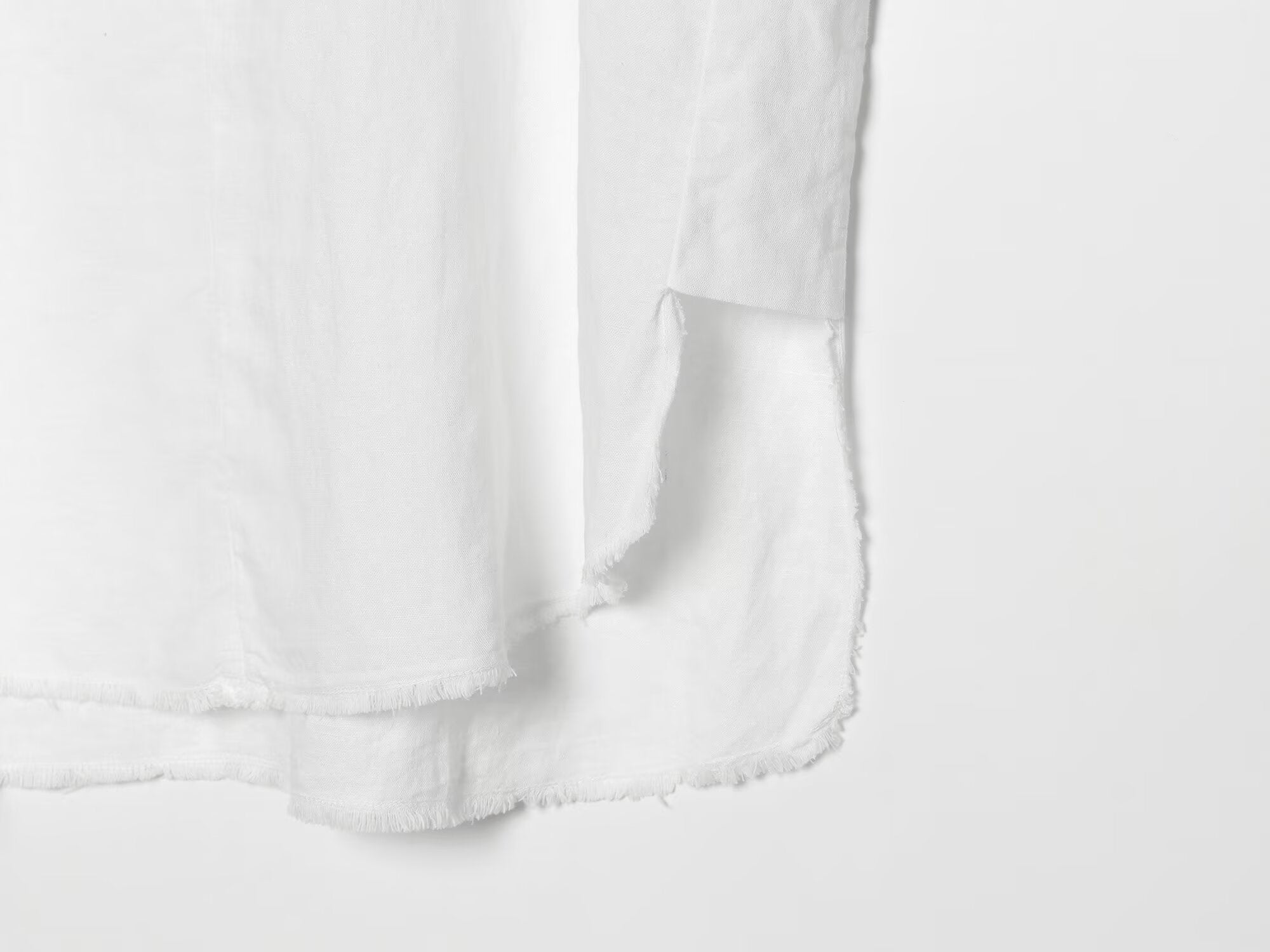 suit Women's 2 pieces Edge decoration linen blend shirt + pants