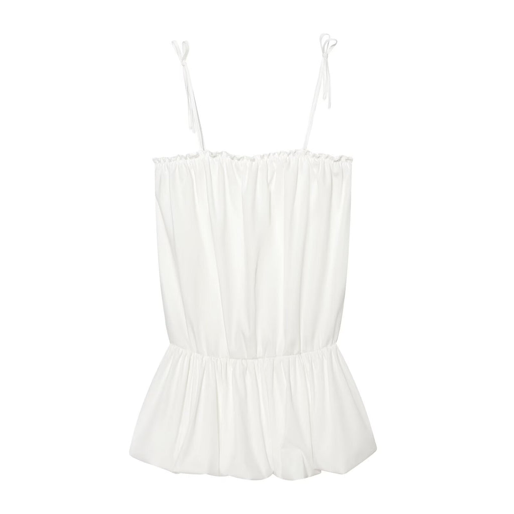 Women's nylon balloon version suspender dress