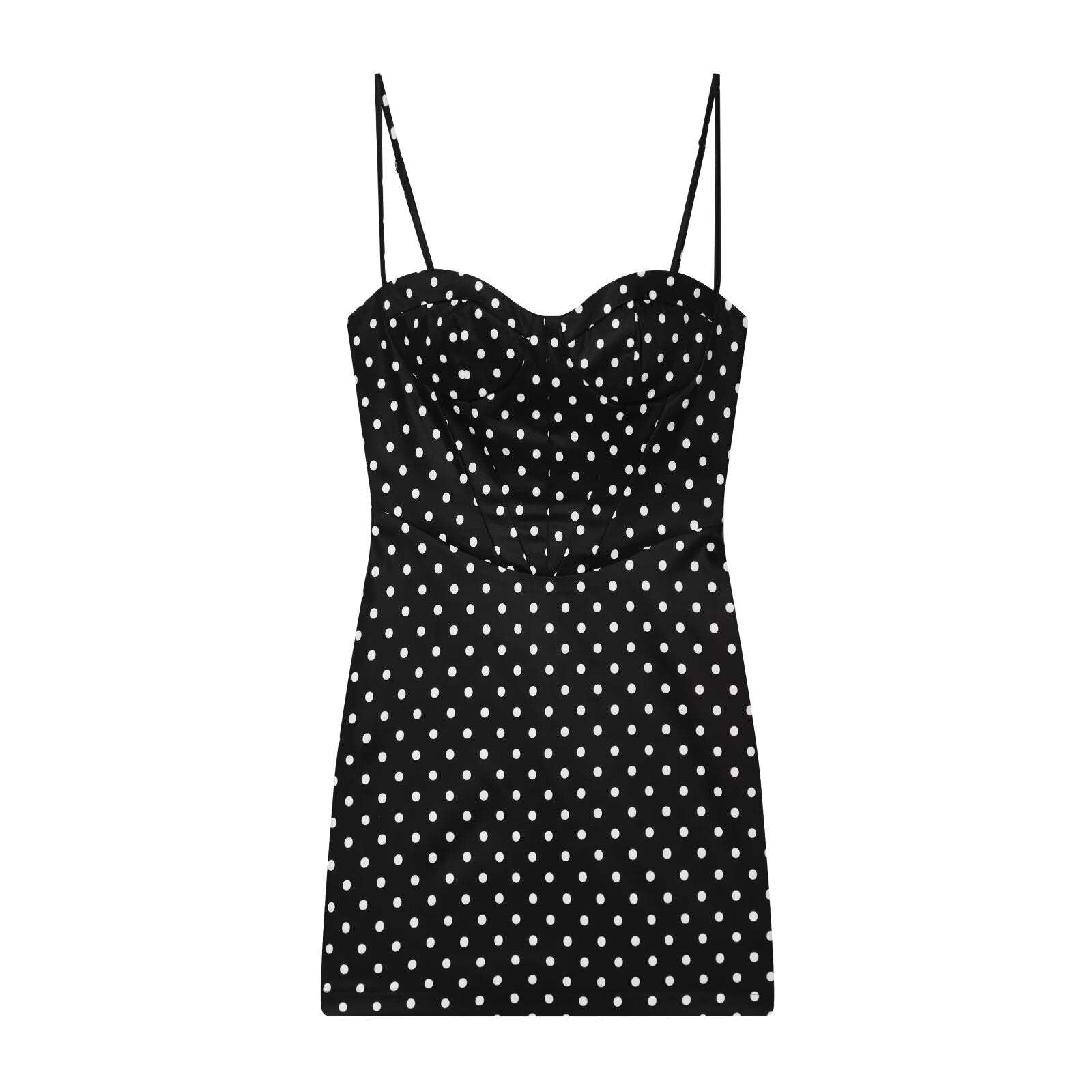 Women's slim backless suspender mini dress