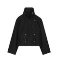 Women's thick wool blend short Coat