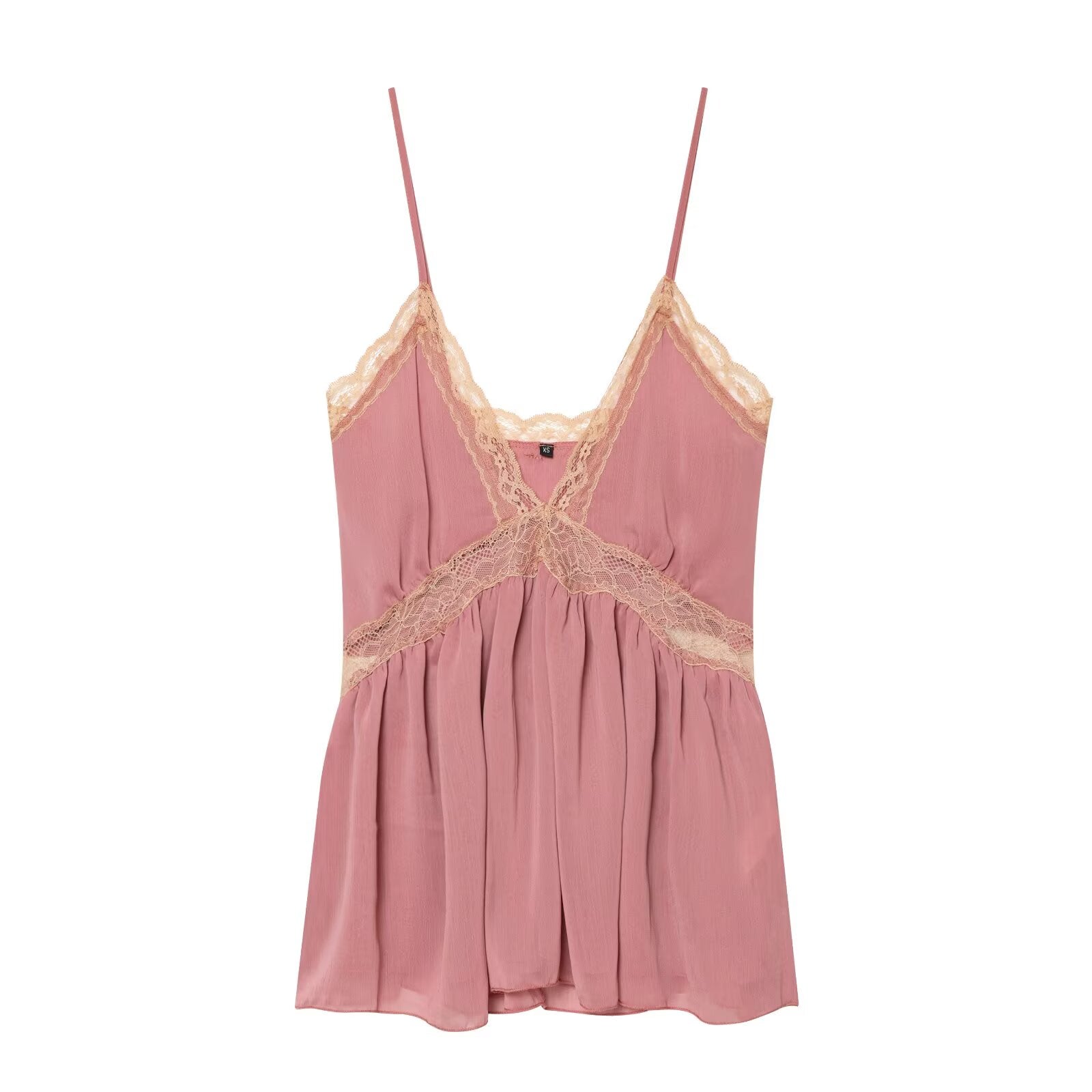 Women's lace suspender lingerie style top