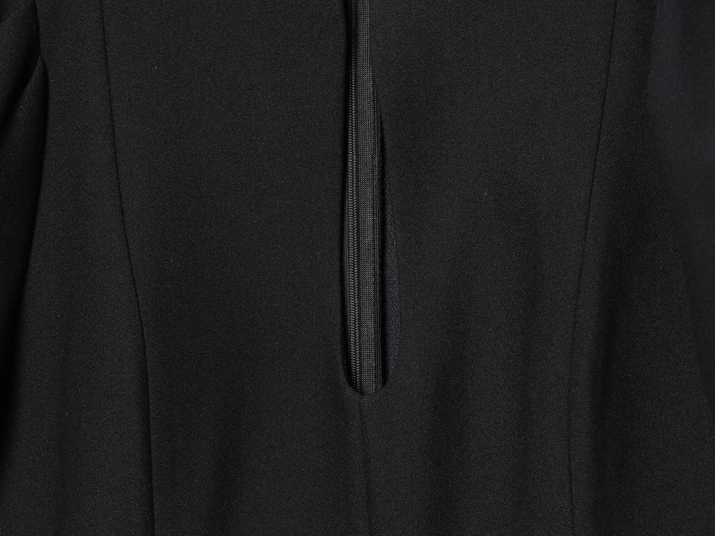 Women's O-Neck bubble sleeve mini dress